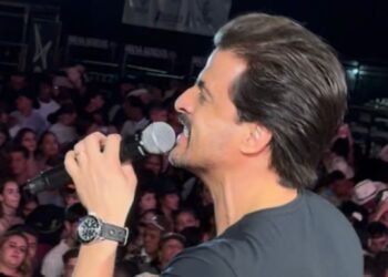 Rodrigo Fernandes faz show para mais de 15 mil pessoas antes da gravação do DVD “Luxury Rock Experience”