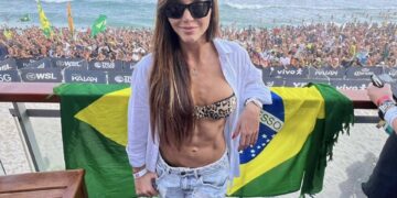 Tayane Dalazen acompanha etapa brasileira do Circuito Mundial de Surf em Saquarema a convite da WSL Brasil: “Aqui é a nossa Copa do Mundo”