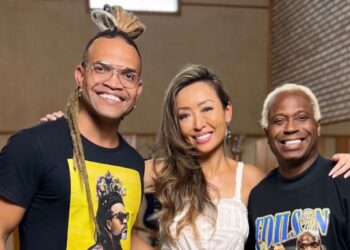 Qymira grava música para a Copa do Mundo com Timbalada e Edílson Capetinha