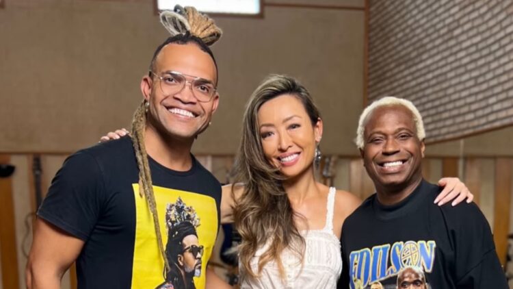 Qymira grava música para a Copa do Mundo com Timbalada e Edílson Capetinha
